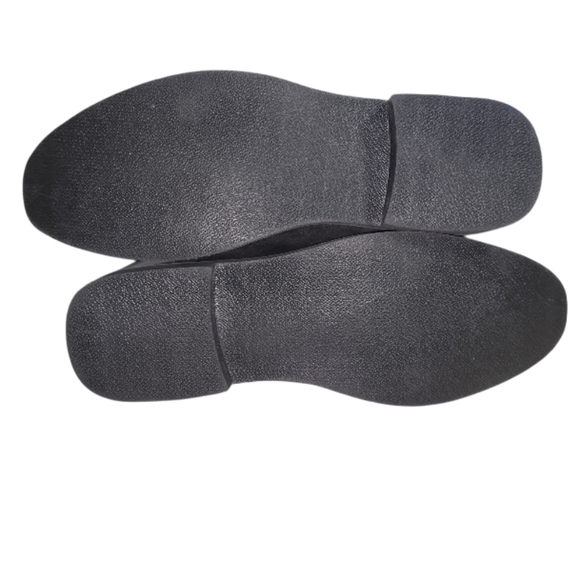 Classic Men's Black Suede Derby Shoes Size 40 - Picture 6 of 7